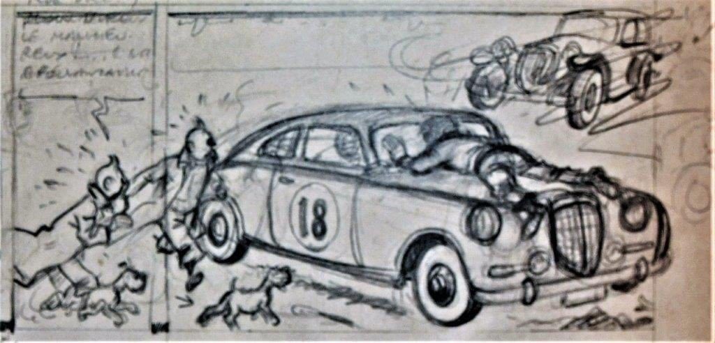 Tintin et le sport automobile