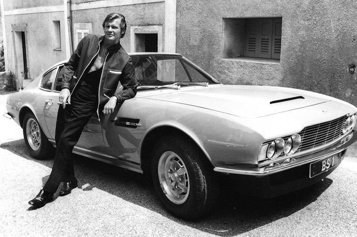 Brett Sinclair et son Aston Martin DBS V8