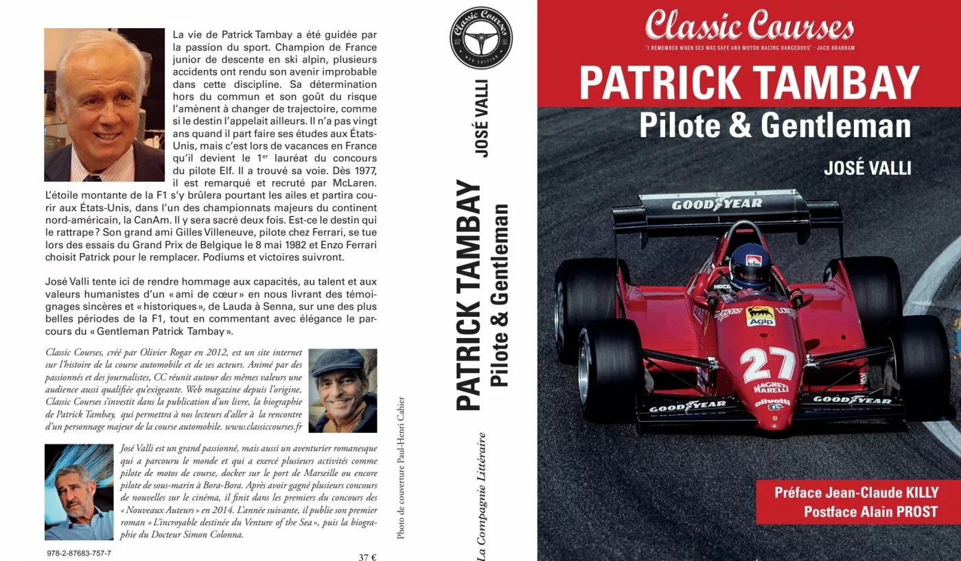 Patrick Tambay :  La biographie Classic-Courses.