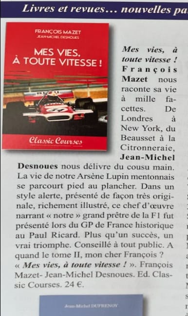 Mes vies à toute vitesse par François Mazet – Image 3