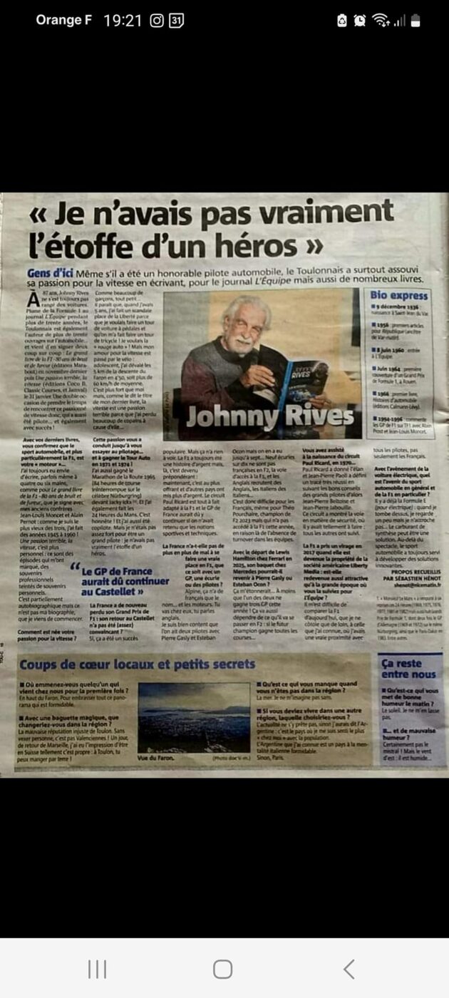 Une passion terrible, la vitesse par Johnny Rives – Image 3